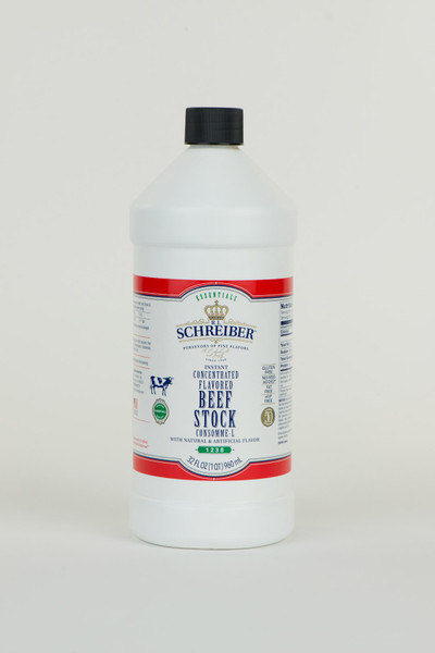 BEEF STOCK, FLAVORED NO MSG 32.0 OZ BOTTLE