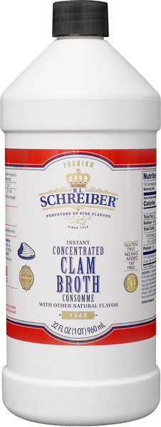 CLAM BROTH NO MSG 32.0 OZ BOTTLE