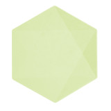 Piatti Eco Vert Decor Hexagonal Verde - Large