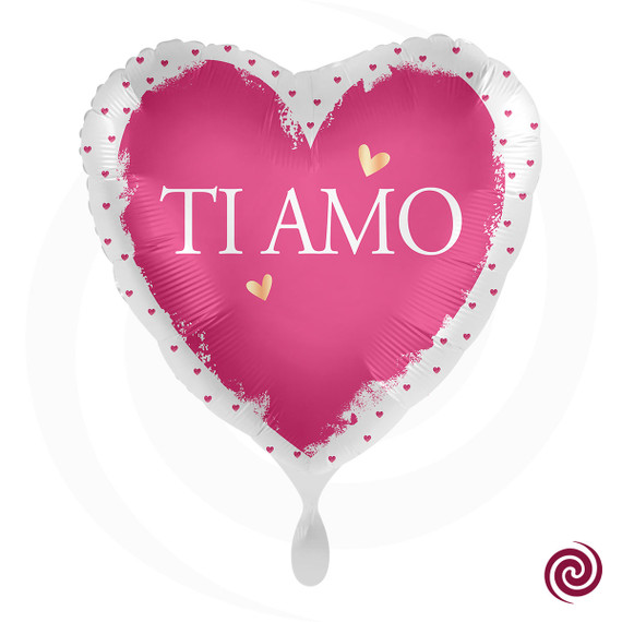 78 palloncino cuore rosa ti amo  foil st