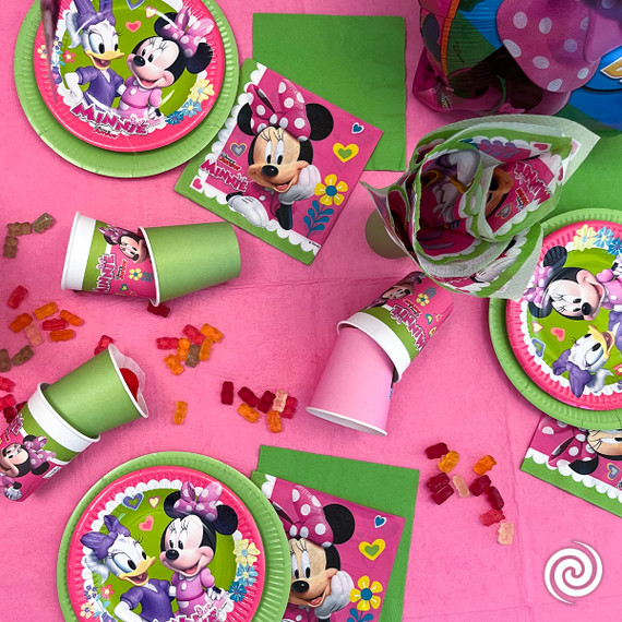 Piatti Minnie per Dolce da 20 cm - Piatti per Festa di Minnie Happy Helpers