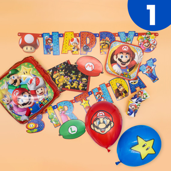 Kit Compleanno Super Mario