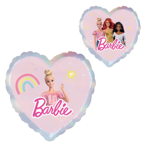 Palloncino Barbie Cuore Foil Std - 43cm