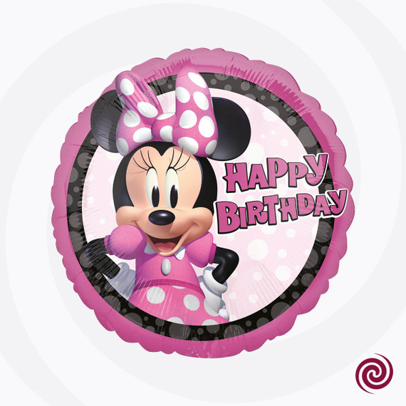 palloncino minnie forever happy birthday