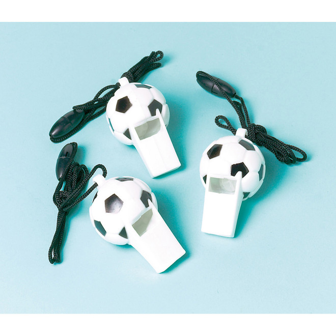 Regalini per Festa Compleanno Fischietti Football - 12pz