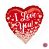 73 palloncino cuore rosso iloveyou foil 