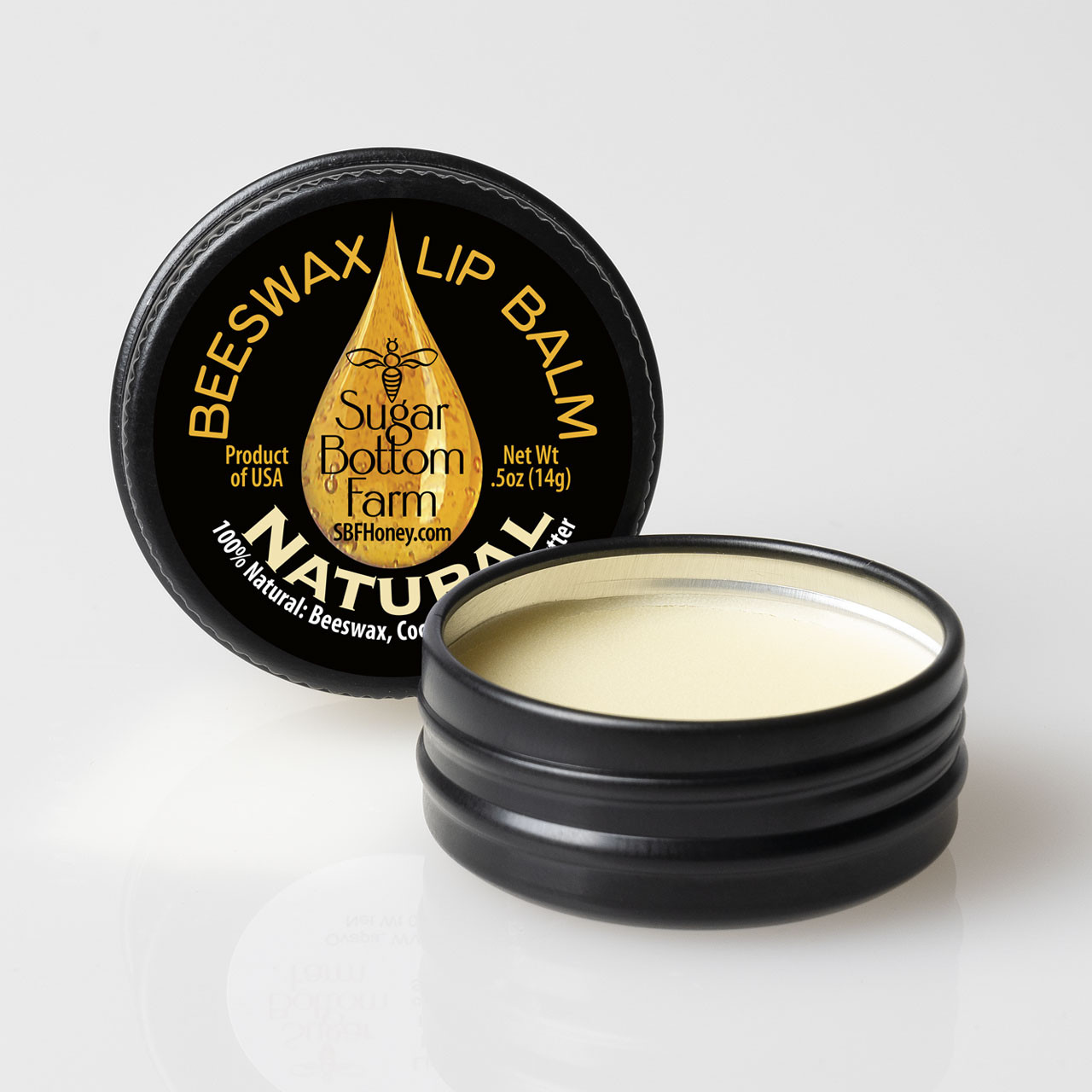 Natural Handmade Beeswax Lip Balm