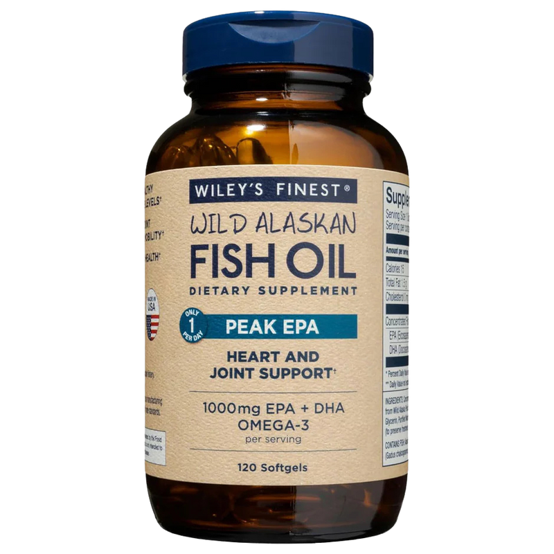 Wiley's Finest Wild Alaskan Fish Oil Peak EPA