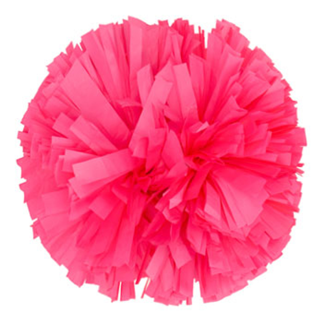 Plastic Awareness Pink Stock Poms - Adult