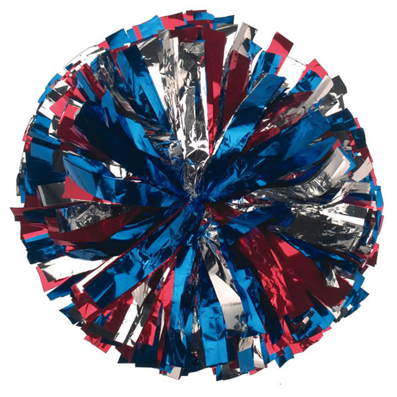 Official Youth Cheerleader Blue & Gold Pom Poms 5 Strands