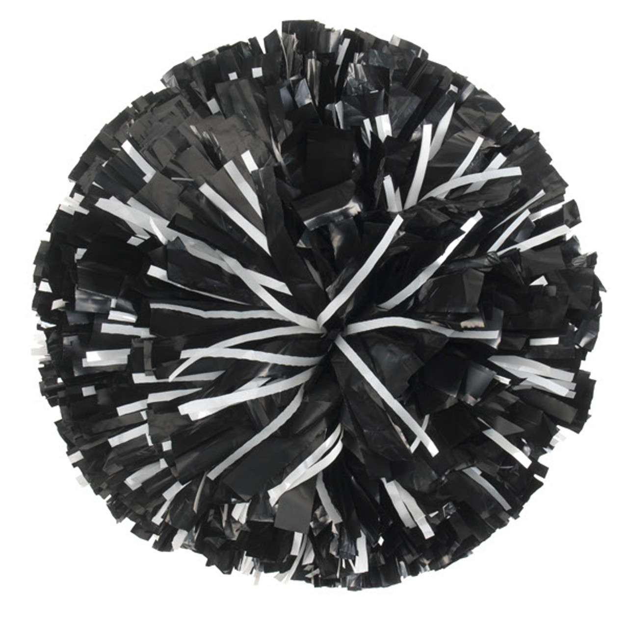 Plastic with Metallic Glitter Poms, Youth Poms