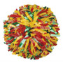 Wet-Look with Metallic Flash Poms - Adult