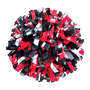 Plastic with Metallic Flash Poms - Adult