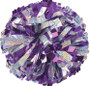 Metallic & Crystal or Holographic Poms  - Adult