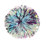 Metallic with 20% Metallic Glitter Poms - Youth