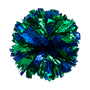 2 Color Metallic Pom Balls
