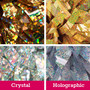 Metallic & Crystal or Holographic Pom Balls