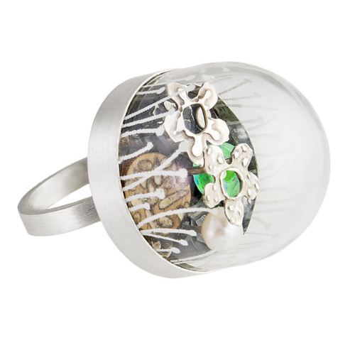 One Of A Kind 'Small Terranium' Art Ring
