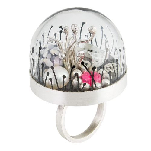 One Of A Kind 'Large Terranium' Art Ring