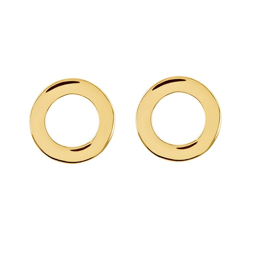tomfoolery, Linear Large Circle Frame Studs, everyday by tomfoolery