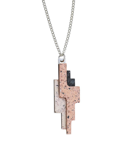 Victoria Myatt, Harpe Necklace in Coral, Tomfoolery