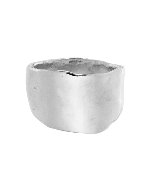 Ines Wide Silver Ring, Karen Hallam, tomfoolery
