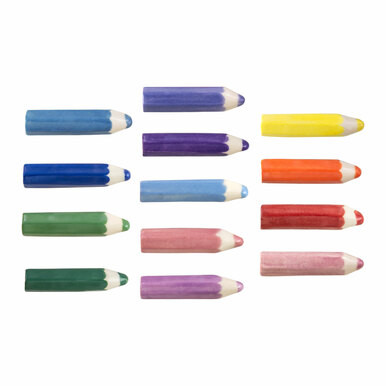 Ceramic Pencil Brooches