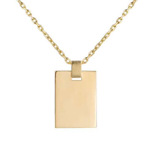 Engravable personalised pendant by Tableau available to shop online at tomfoolery London | www.tomfoolerylondon.co.uk