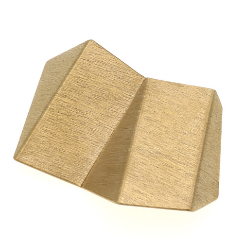 tomfoolery, Geometric Faceted Brooch, deco echo
