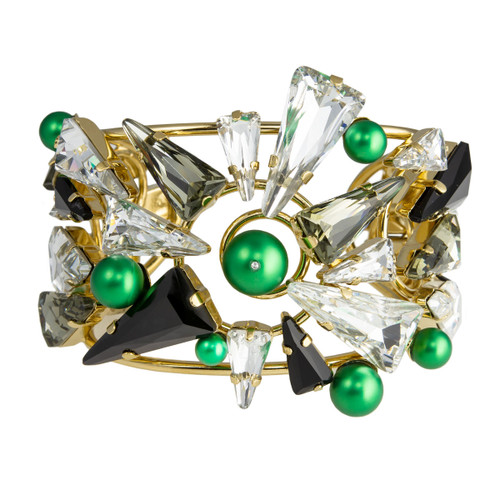 Large Daenarys Crystal Cuff Bracelet, Tomfoolery, Philippe Ferrandis, 