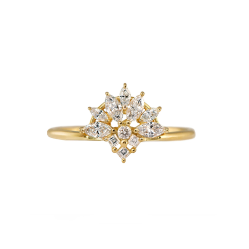 Artemer, Diamond Snowflake Ring, tomfoolery