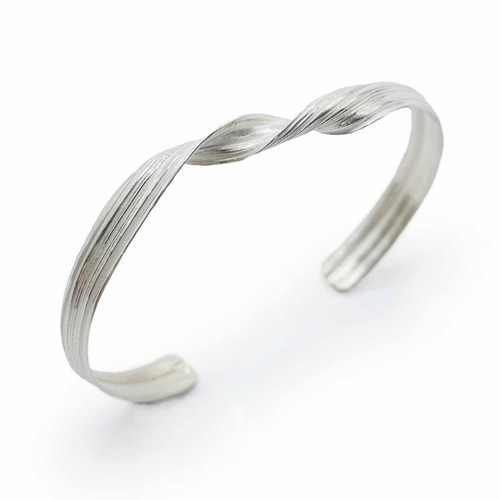 Marion Lebouteiller, Silver Absolu 'Double Twist' Cuff, Tomfoolery London