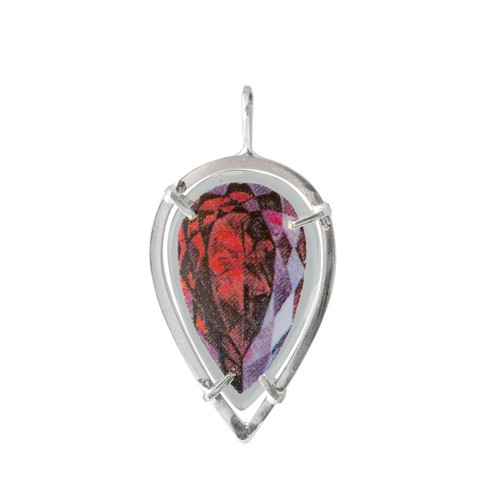 Joanna Manousis x tomfoolery london: Rita Gemstone Pendant Ruby, True Facets