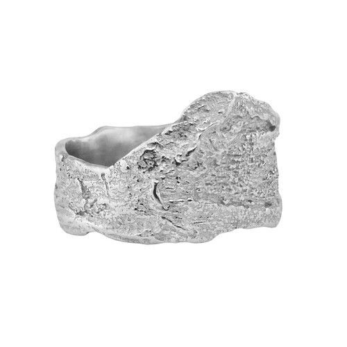 Issy White: Original London Plane Ring in Silver, tomfoolery