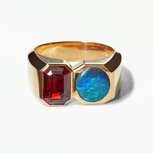 Dyad Signet no.5 Art Ring by Wwake available at tomfoolery London as a part of Art Ring 2022 exhibition.