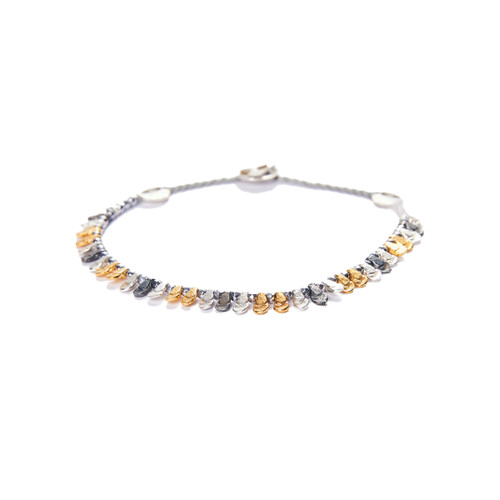 Girasole Mix Plated Bracelet, Mary Gaitani, tomfoolery