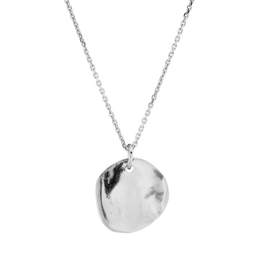 Ibiza Medium Silver Disc Pendant, Karen Hallam, tomfoolery