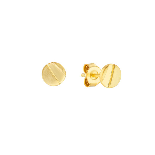 Rayon Circle Studs 0.2, RAYON, tomfoolery