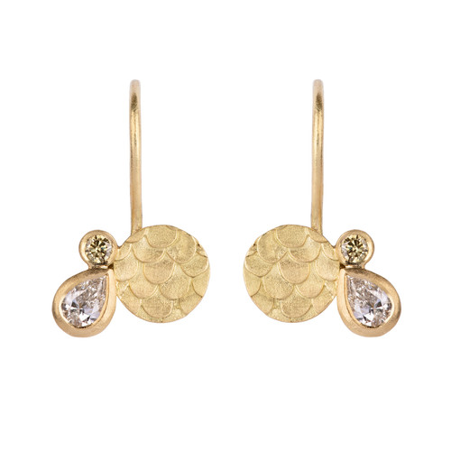 One-Of-A-Kind Catkin Curiosity Gloaming Earrings, Alison Macleod, tomfoolery