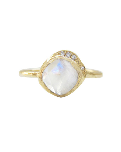 Mini Cove Moonstone Ring, Misa, tomfoolery