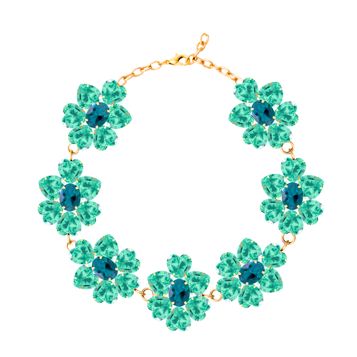 Jardim Floral Necklace Turquoise, Pakera Pakera, Tomfoolery London