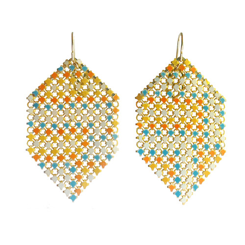 Verano Mesh Drop Earrings, Maral Rapp, tomfoolery