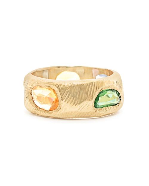 Five Gemstone Ring Rainbow, Page Sargisson, tomfoolery