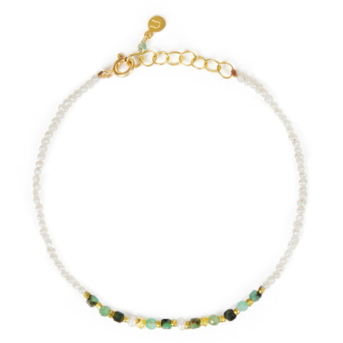 Smeraldina Pearl Bracelet, Untitledition, tomfoolery