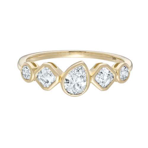 Pear Mixed Cut Diamond Ring, tf House - Diamonds, tomfoolery