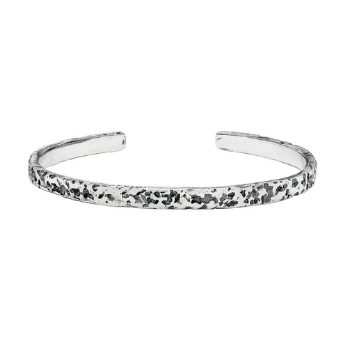 Silver Molten Cuff, Eva Stone, tomfoolery