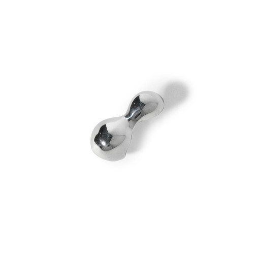 Silver Sculptural Chamelle Stud, FARIS, tomfoolery