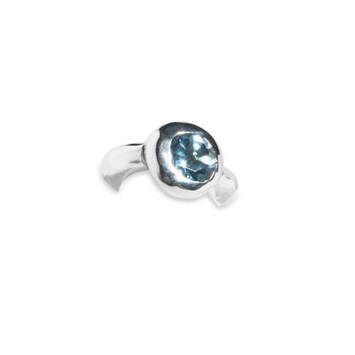 Silver & Topaz Oh Ear Cuff, FARIS, tomfoolery