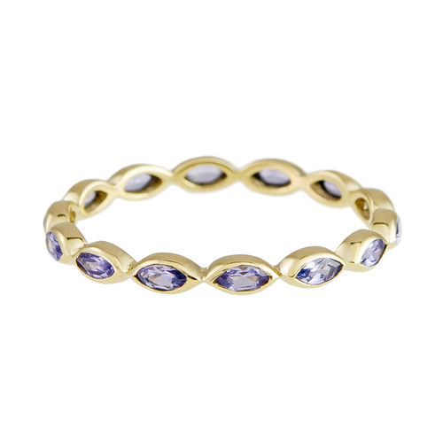 Tanzanite Eternity Ring, metier by tomfoolery
