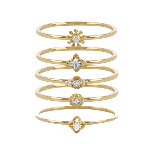 Dala Gemstone Stacking Ring, metier by tomfoolery
